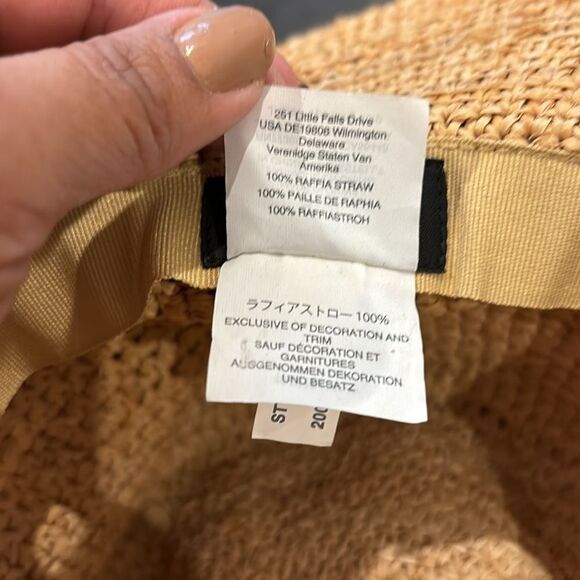 J. Crew Raffia Straw Beach Preppy Spring Summer Hat S/M​​​​​​​​​​ - Picture 6 of 9